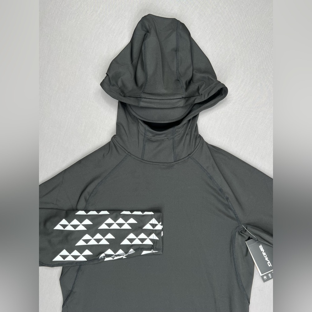 DAKINE SUN HOODIE WITH VISOR LONG SLEEVE UPF 50+ RASH GUARD